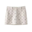 American Fashion Casual Crop Top + Skirt Set