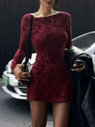 Long Sleeve Bodycon Mini Dress