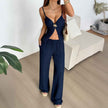 Y2K sexy suspender crop top pants set