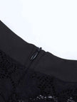 Lace Long Sleeve Bodycon Mini Dress