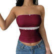 Lace Tube Top Women's Blouse