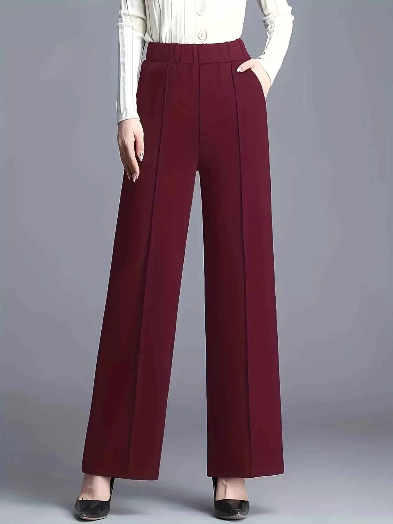 High-Waisted Wide Leg Pants