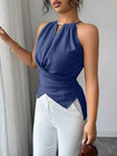 Halter Neck Crisscross Cami