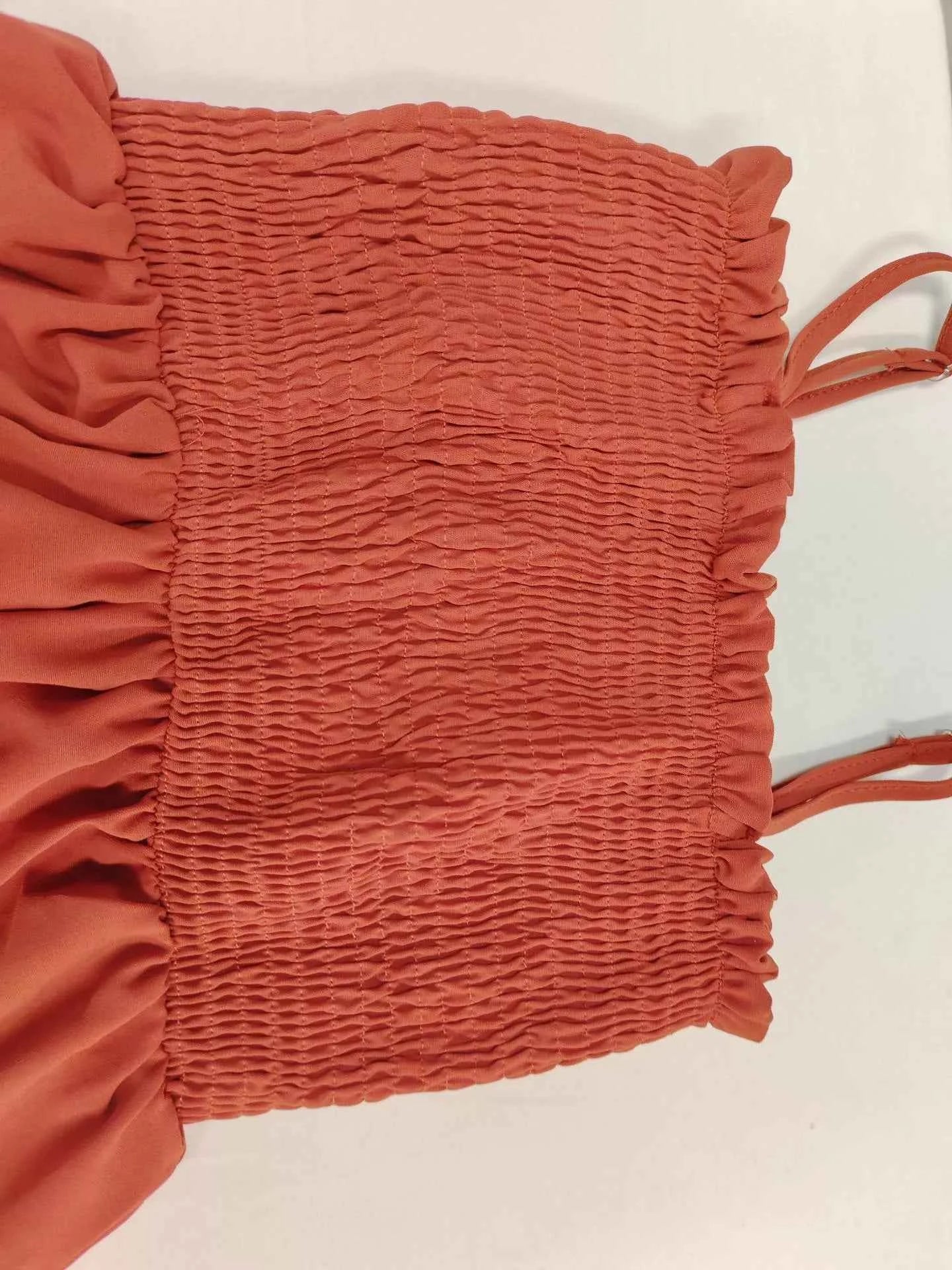 Smocked Wide Leg Jumpsuit