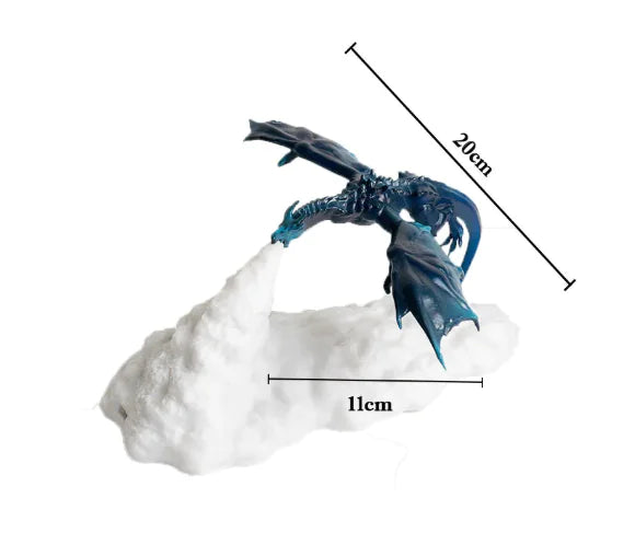 3D Printed LED Dragon Lamp