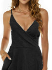 Printed V-Neck Summer Mini Dress
