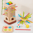 Wooden Stick Tower Balance Game