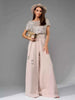 Full Size Sequin Short Sleeve Wide Leg Jumpsuit Plus Size