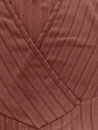 Ribbed Surplice Long Sleeve T-Shirt