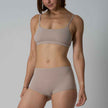 Adjustable Shoulder Straps Underwear and Seamless Shorts Loungewear Set