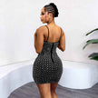Women's Sleeveless Strapless Bodycon Mini Dress