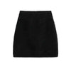 Ins Booss Mini Dress Knitted Thickened A- line Skirt Elastic Waist Sweet Soft Skirt Versatile Style For Various Occasions