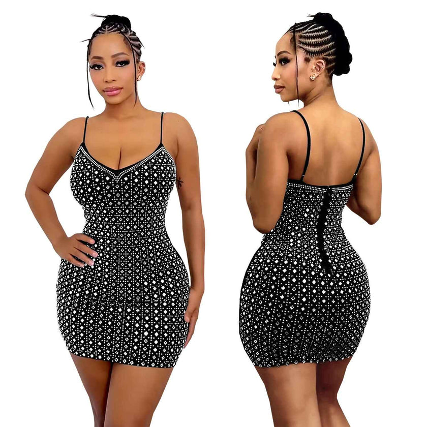 Women's Sleeveless Strapless Bodycon Mini Dress