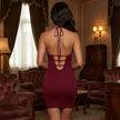 Sweetheart Spaghetti Strap Bodycon Mini Dress