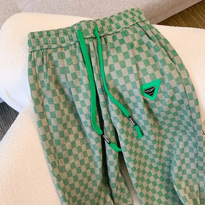 Knitted Two-Piece Set with Wide-Leg Pants