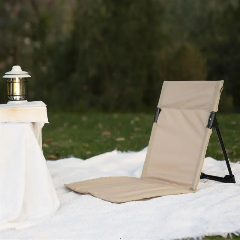 Camping Stool with Backrest