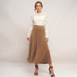 Flowy A-Line Midi Skirt