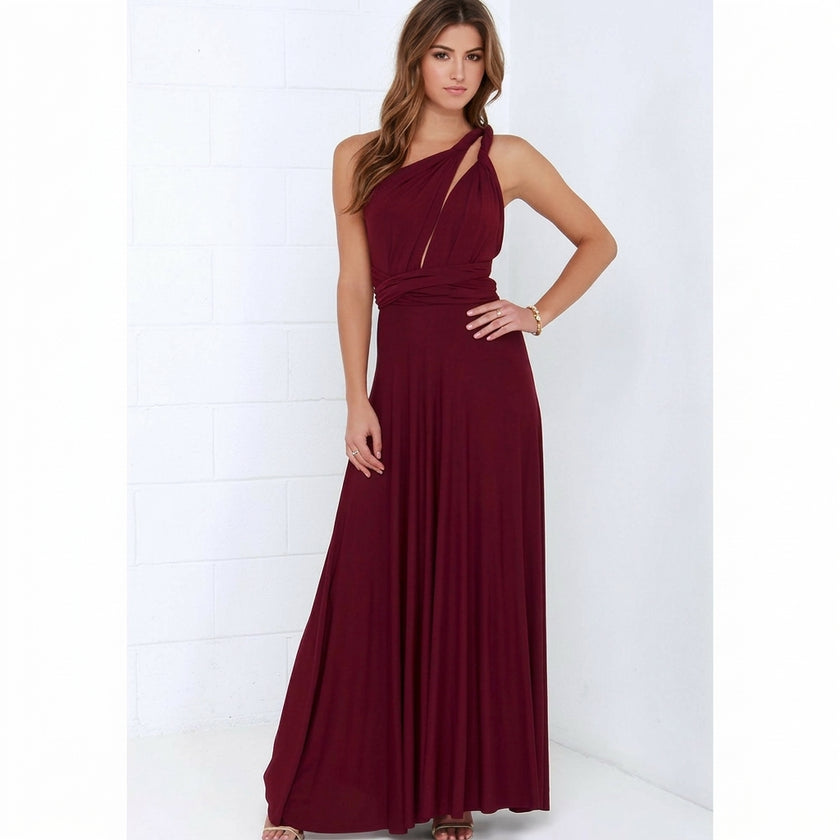 Convertible Strappy Maxi Dress