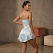 Hollow-Out Strapless Mini Dress