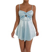 Hollow-Out Strapless Mini Dress