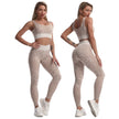 Serpentine Seamless Sports Bra & High Waist Leggings Set