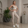Serpentine Seamless Sports Bra & High Waist Leggings Set