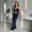 Y2K Spaghetti Strap Crop Top & Wide Leg Pants Set