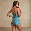 Sheer Crop Top & Shorts Co-ord Set