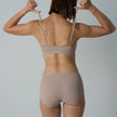 Seamless Adjustable Strap Bralette & Shorts Loungewear Set
