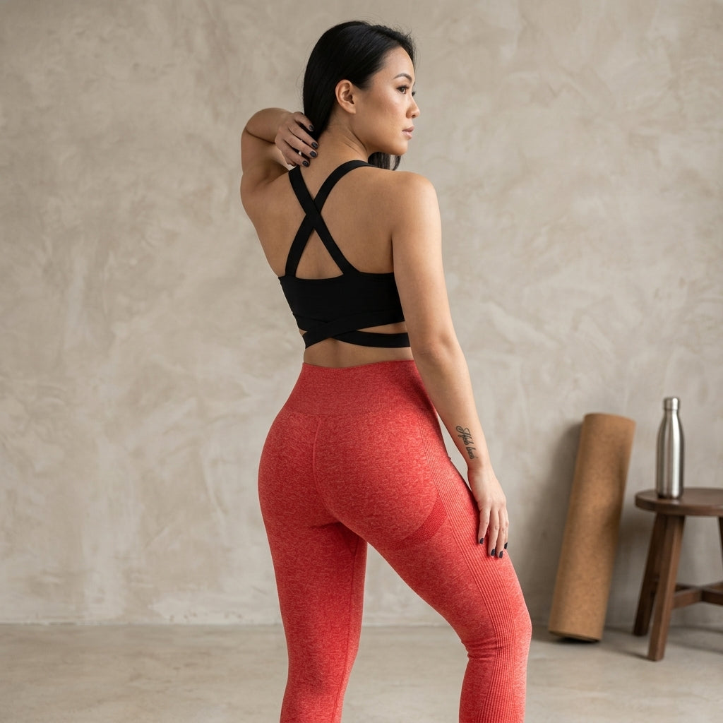 High Waist Seamless Yoga & Running Leggings