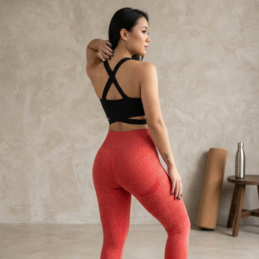 High Waist Seamless Yoga & Running Leggings