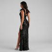 Slim Fit Sequin Banquet Maxi Dress