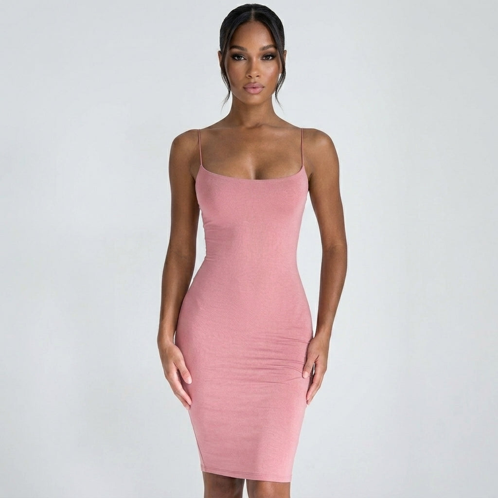 Spaghetti Strap Bodycon Sundress