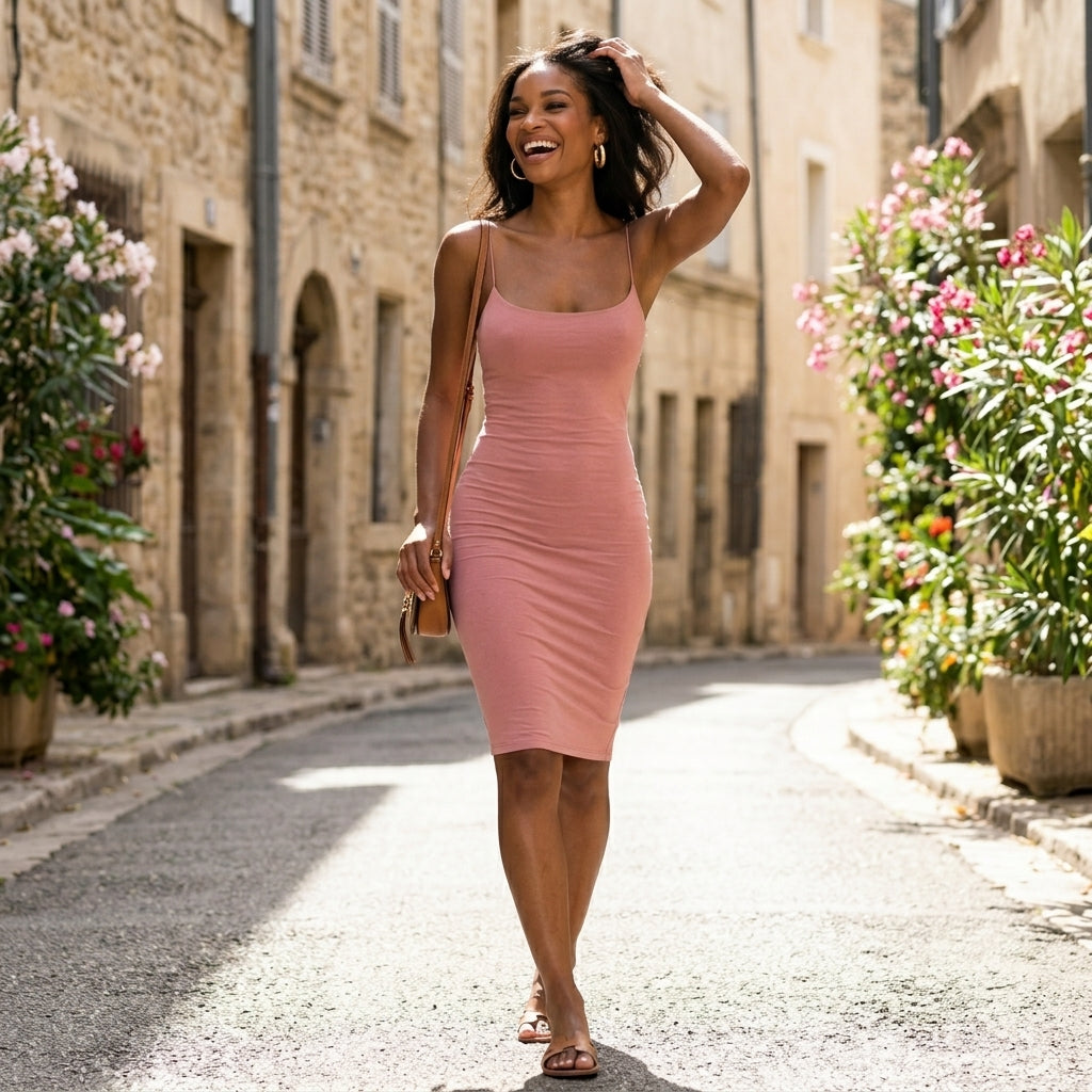Spaghetti Strap Bodycon Sundress