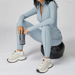 Long Sleeve Zipper Yoga Bodysuit One-Piece Tracksuit