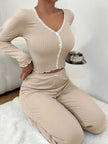 Lace Pajama Set with Trousers