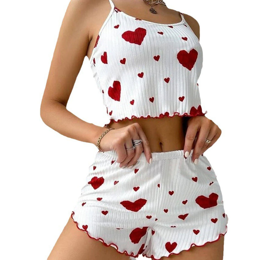 Printed Tank Pajama Set