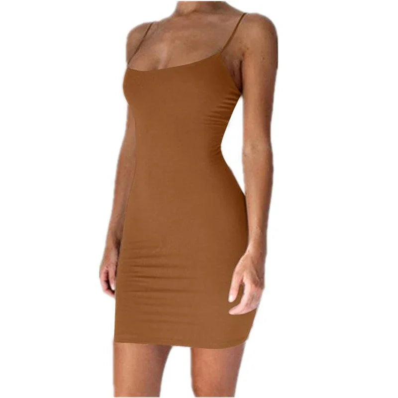 Spaghetti Strap Bodycon Sundress