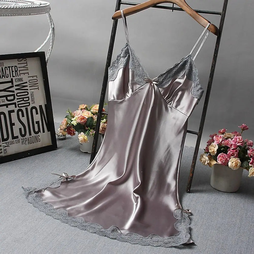 Lace Cami Nightgown Set