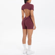 Backless Hollow-Out Push-Up Zipper Yoga Jumpsuit