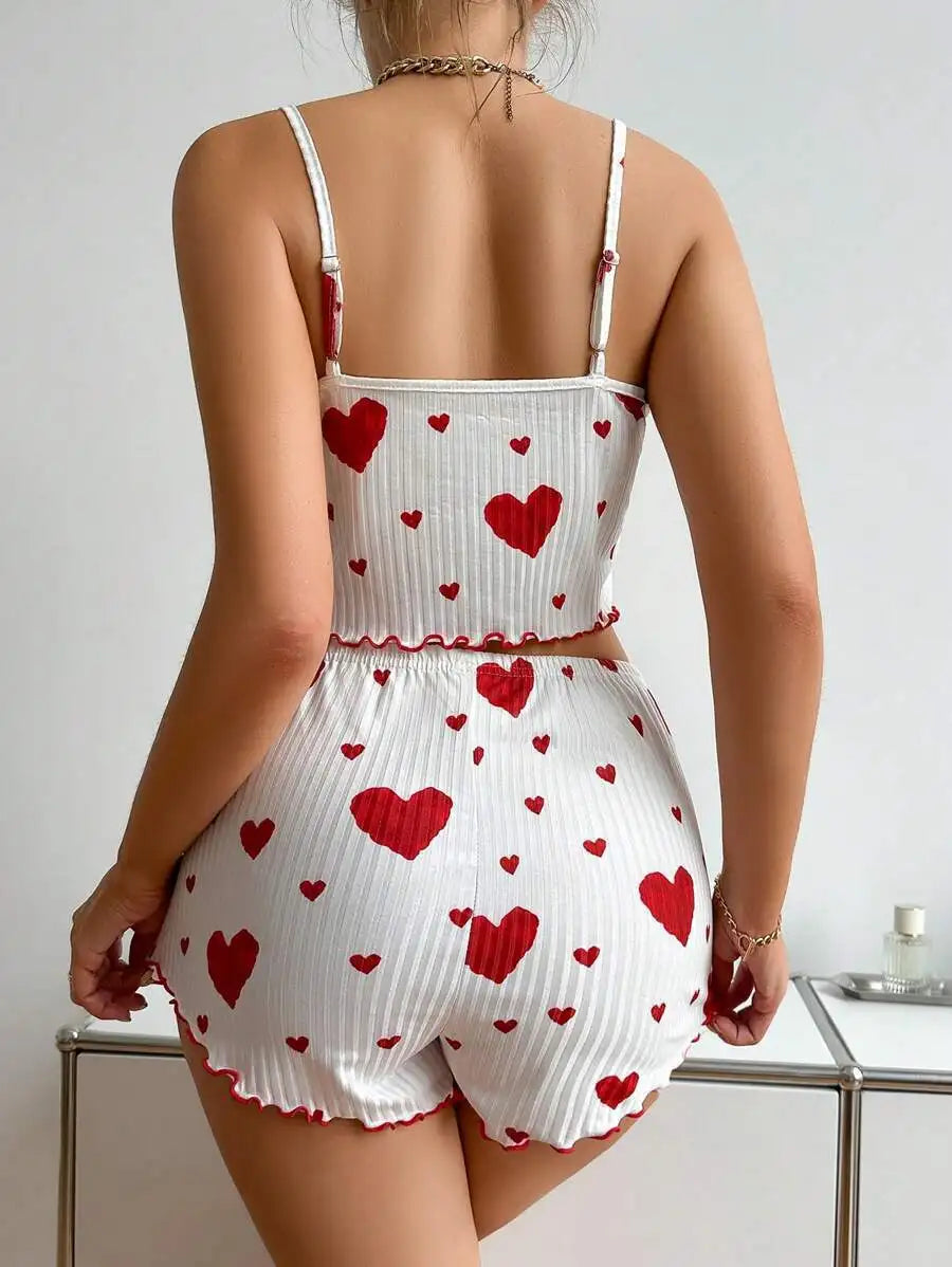 Printed Tank Pajama Set
