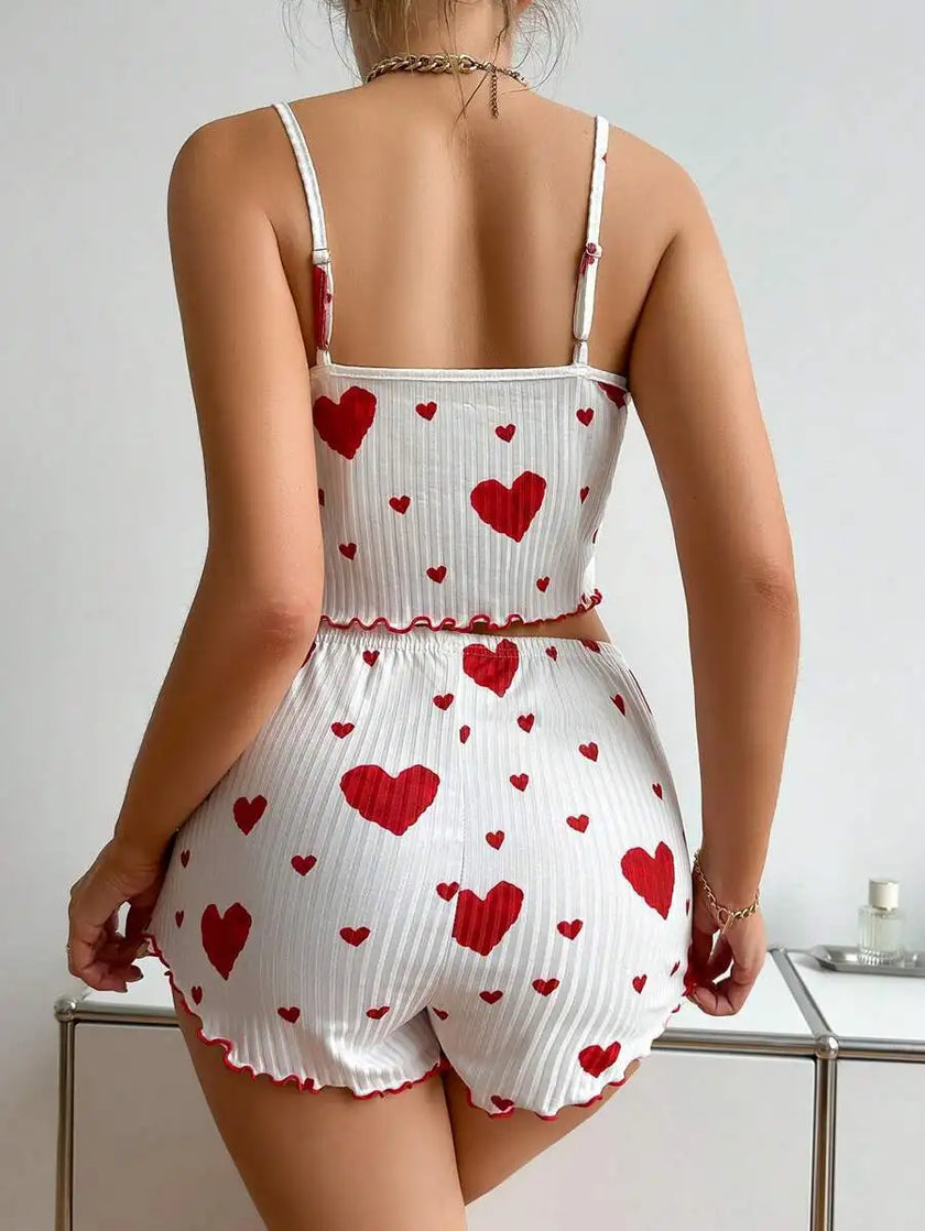 Printed Tank Pajama Set