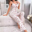 Mesh Lace Strap Pajama Set