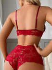 Floral Lace Babydoll Nightdress