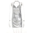 Sequin Halter Party Mini Dress II