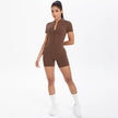 Backless Hollow-Out Push-Up Zipper Yoga Jumpsuit