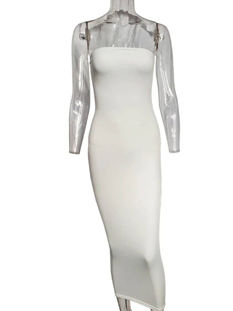 Solid Sleeveless Wrapped Beach Dress