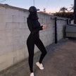 Long Sleeve Bodycon Sport Fitness Jumpsuit Romper