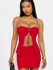 Tube Top & Bodycon Skirt Set