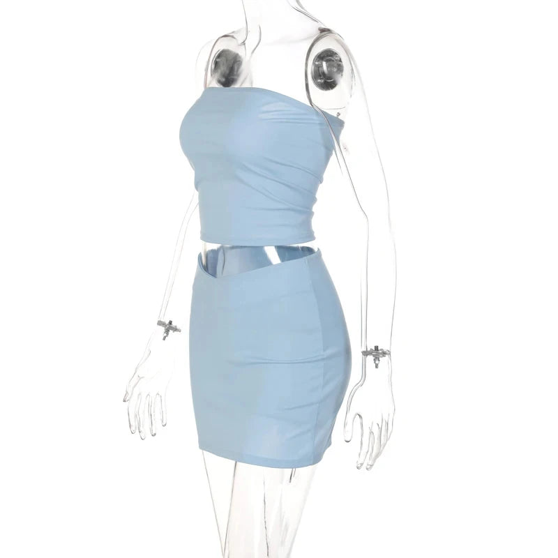 Tube Top & Mini Skirt Set
